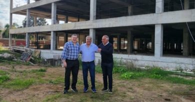 LA MATANZA : El presidentre de OSECAC anuncia la continuidad de las obras de la Clínica Sagrado Corazón ll, en Villa Luzuriaga.