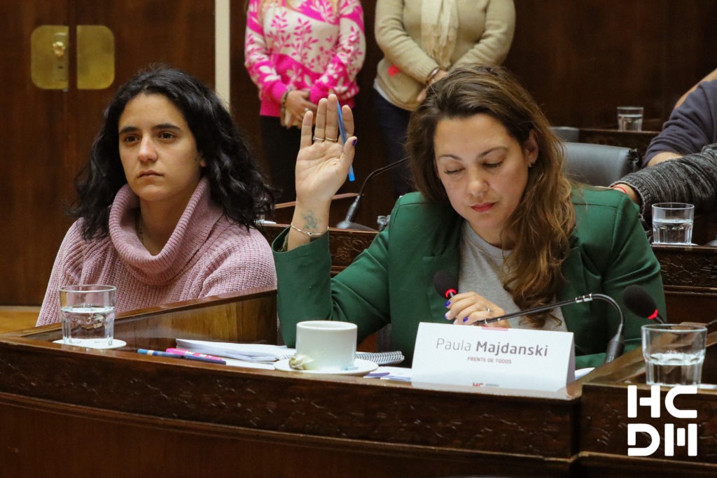 Habla Paula Majdanski, Presidenta del Bloque de Concejalas y Concejales del Frente de Todos Morón